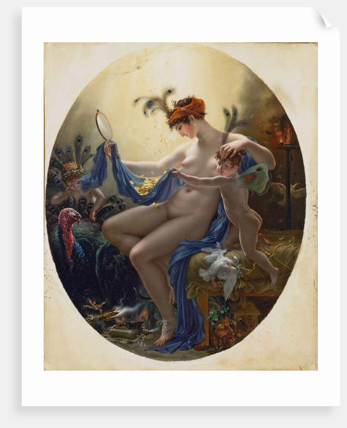 Portrait of Mlle. Lange as Danae, 1799 by Anne Louis Girodet de Roucy-Trioson