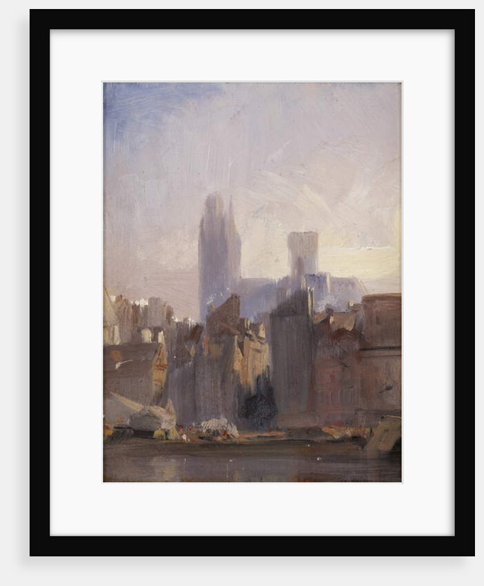 Rouen Cathedral, Sunrise, 1825 by Richard Parkes Bonington