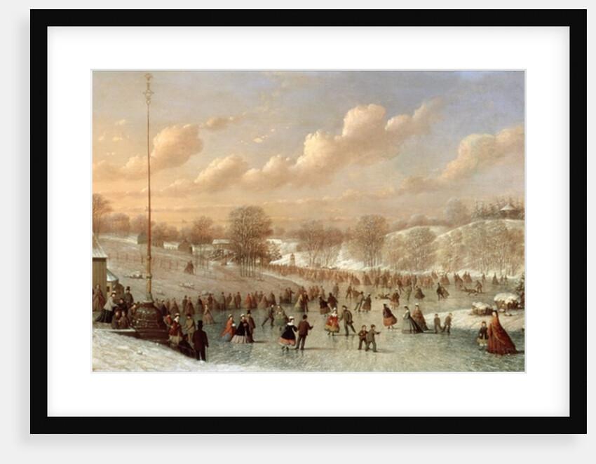 Skating Scene, Central Park, 1865 by Johann Mongels Culverhouse