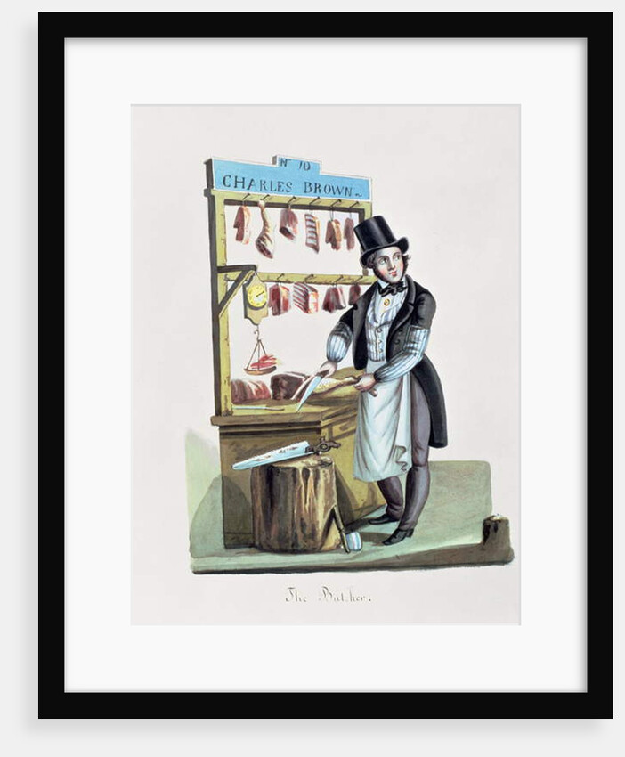 The Butcher, c.1840-44 by Nicolino Calyo