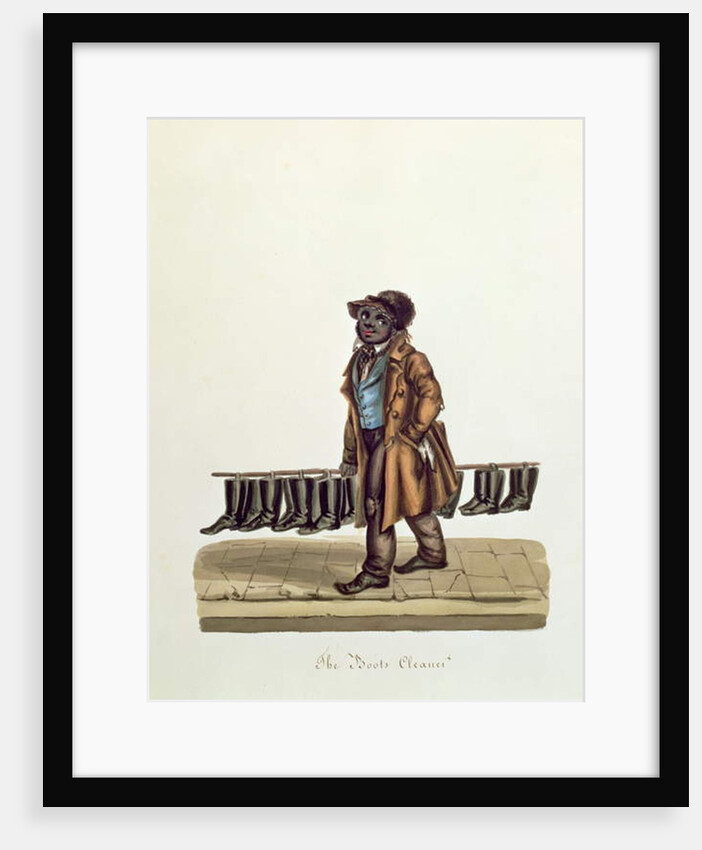 The Boots Cleaner, c.1840 by Nicolino Calyo