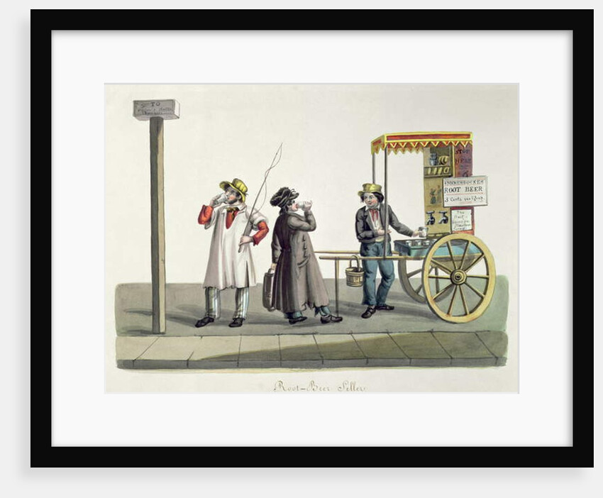 Root Beer Seller, c.1840 by Nicolino Calyo