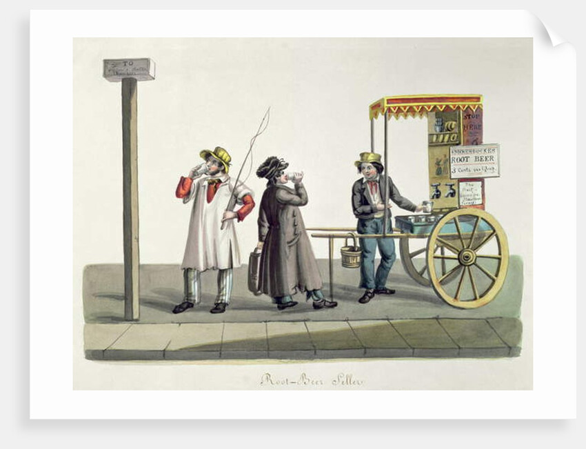 Root Beer Seller, c.1840 by Nicolino Calyo