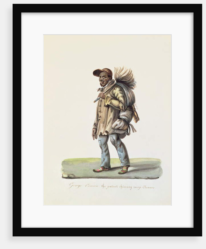 George Cousin, the Patent Chimney Sweep Cleaner by Nicolino Calyo