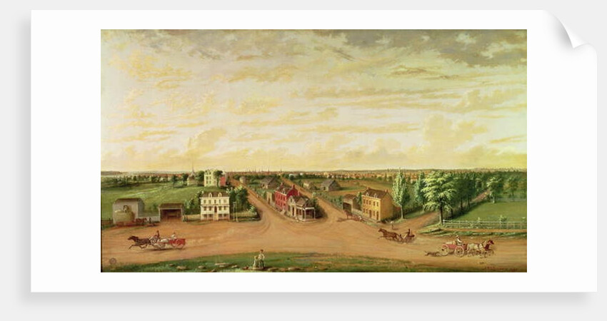 Union Square in 1828, 1885 by Albertus D.O Browere