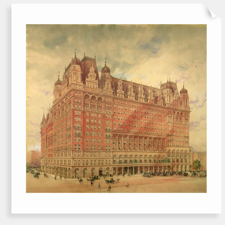 The Waldorf Astoria Hotel, 1896 by Hughson Frederick Hawley