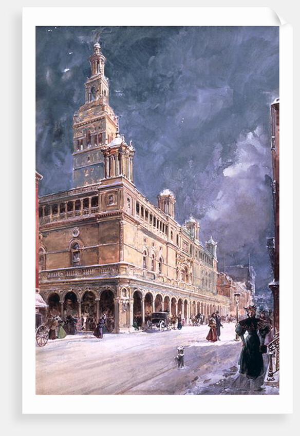 Madison Square Garden, New York, 1895 by William Louis Jnr. Sonntag