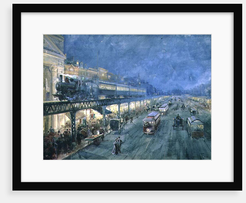 The Bowery at Night, 1895 by William Louis Jnr. Sonntag