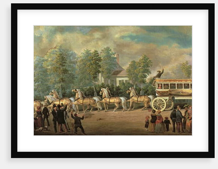 Coach 76 of the Knickerbocker Line, Brooklyn, c.1840-50 by Henry Boese