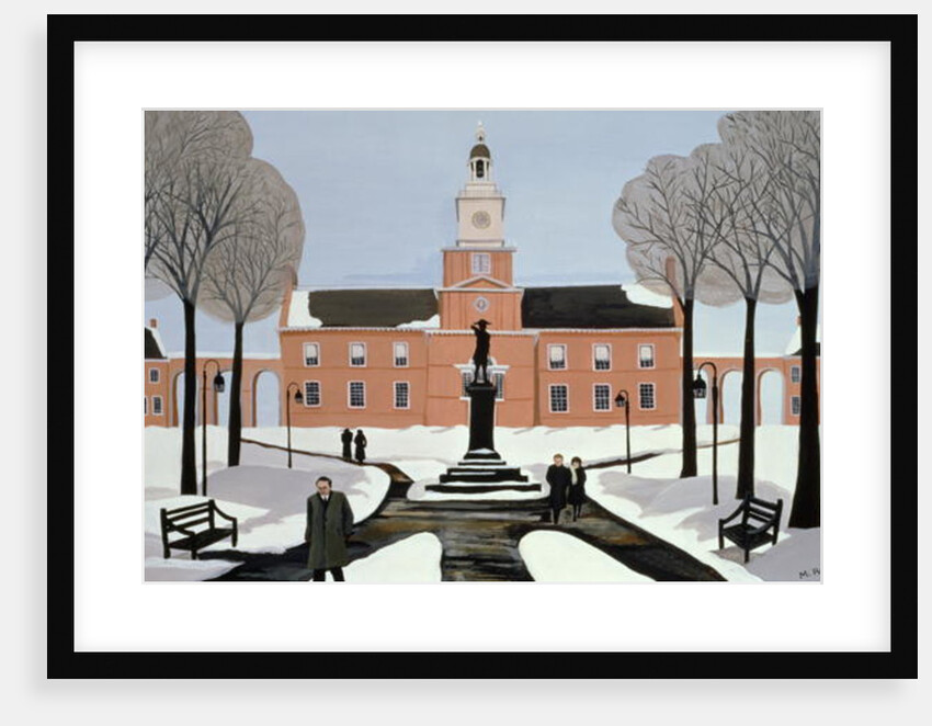 Philadelphia in the Snow by Maggie Rowe