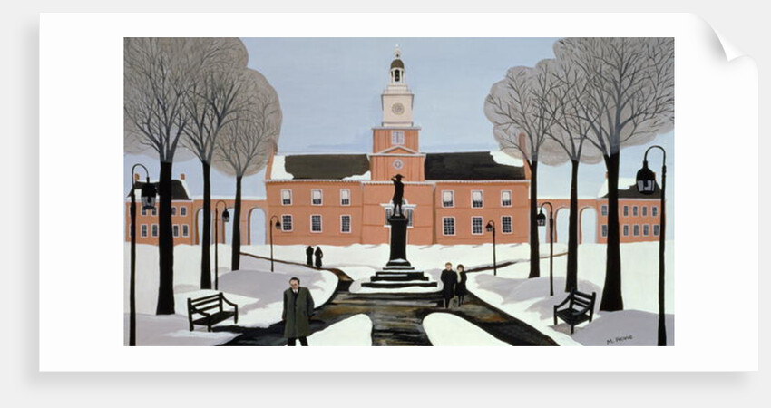 Philadelphia in the Snow by Maggie Rowe