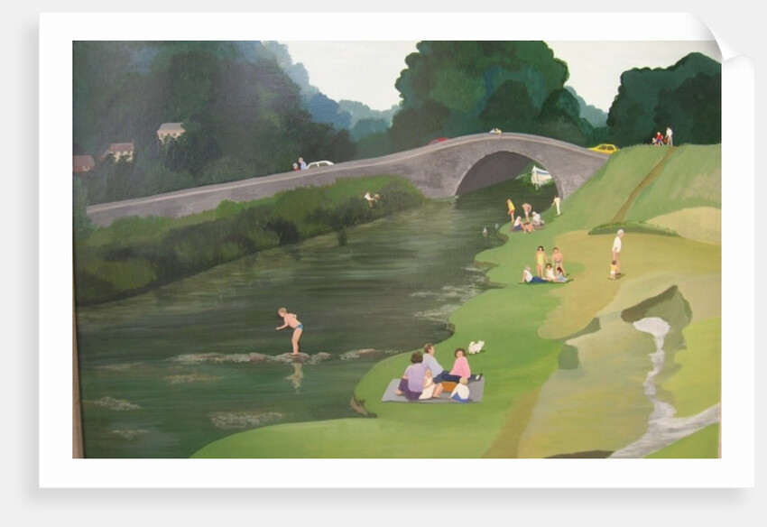 Riverside Picnic, 1989 by Maggie Rowe