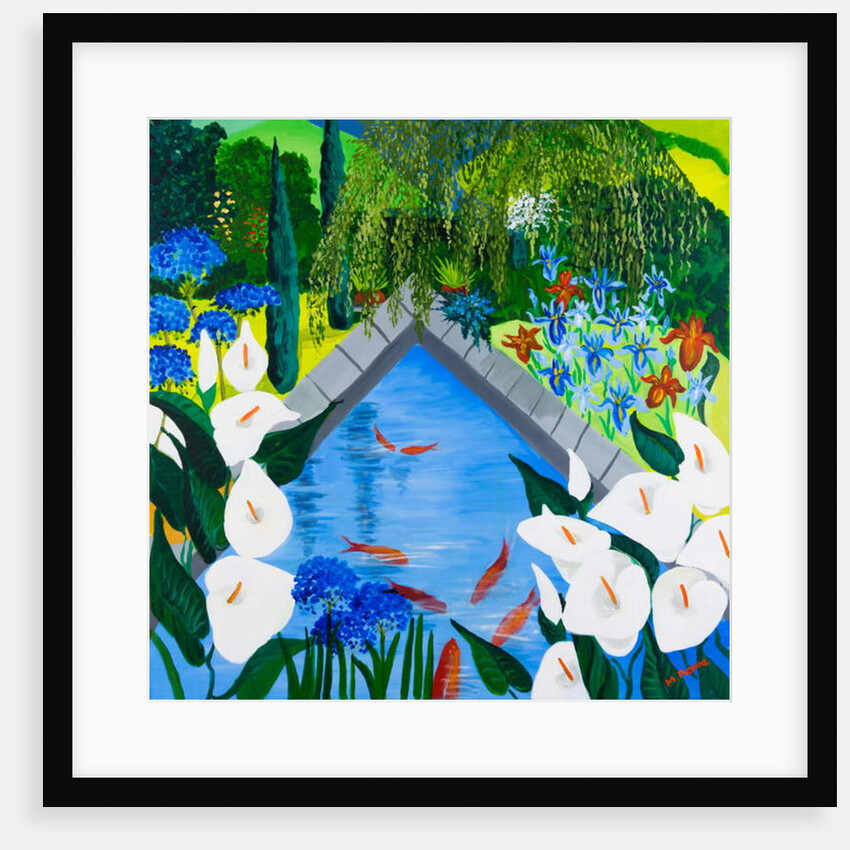 Arums by the Pond, 2013 by Maggie Rowe