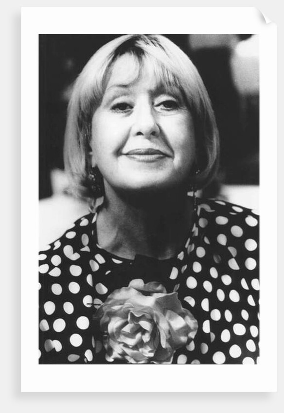 Natalia Aspesi, Milan, Italy, 1986 by Maria Mulas