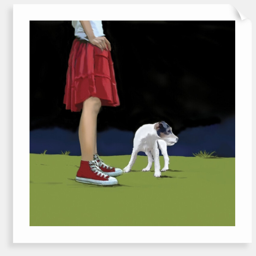 Girl in Red Skirt, 2008 by Marjorie Weiss