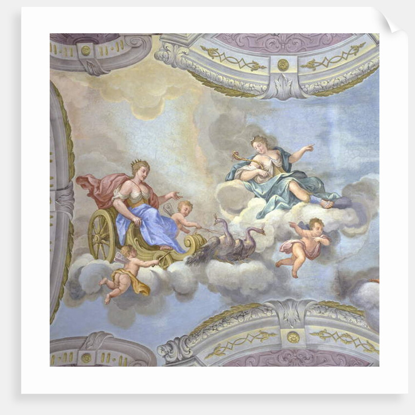 Juno riding a chariot, c.1760 by Bernardino and Galliari Fabrizio Galliari