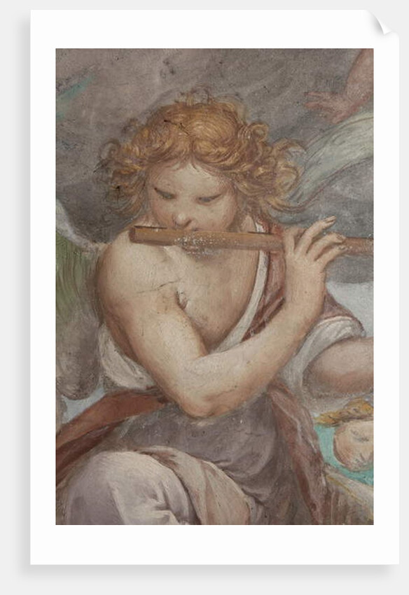Angel playing the flute, 1623-34 by Isidoro Bianchi