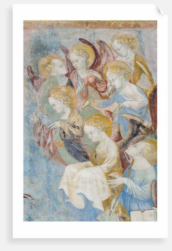 Angels, detail of the Last Judgment, c.1400 by Filippolo de & Veris da Milano Lanfranco de Veris da Milano