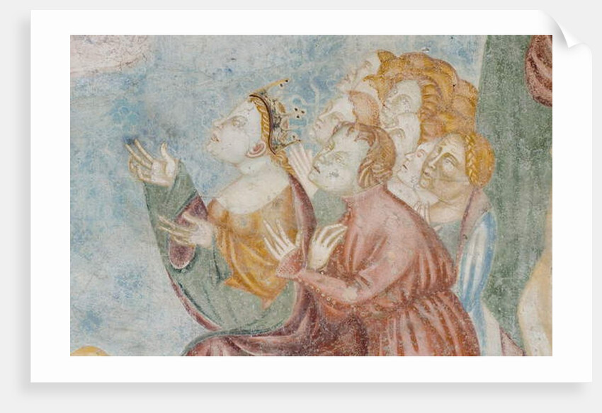 Figure, detail of the Last Judgment, c.1400 by Filippolo de & Veris da Milano Lanfranco de Veris da Milano