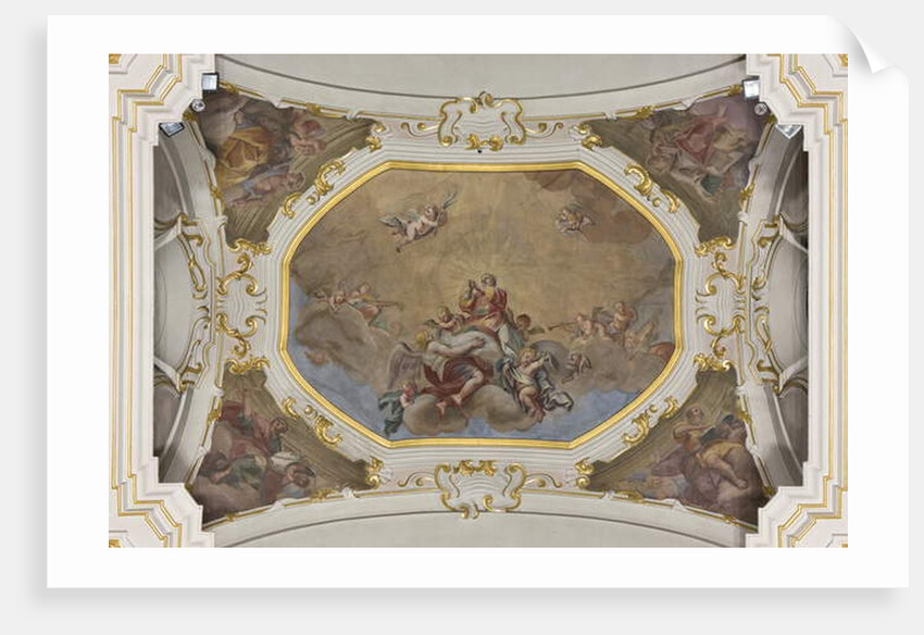 Trinity and Saint Stephen in Glory with the four Evangelists by Unknown artist