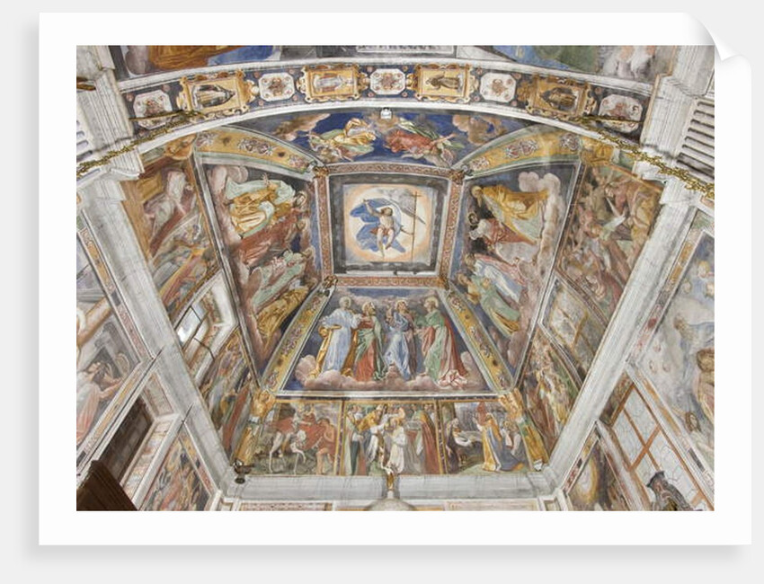 Twelve Apostles and Triumphant Christ, 1590-1600 by Pozzo or Pozzi di Puria Brothers