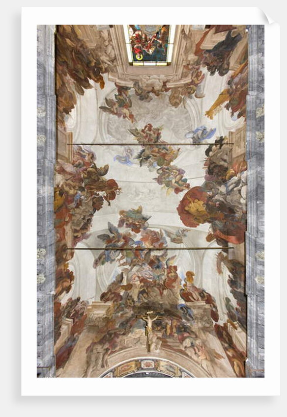 Vault with frescoes, c.1696-97 by Paolo Pagani