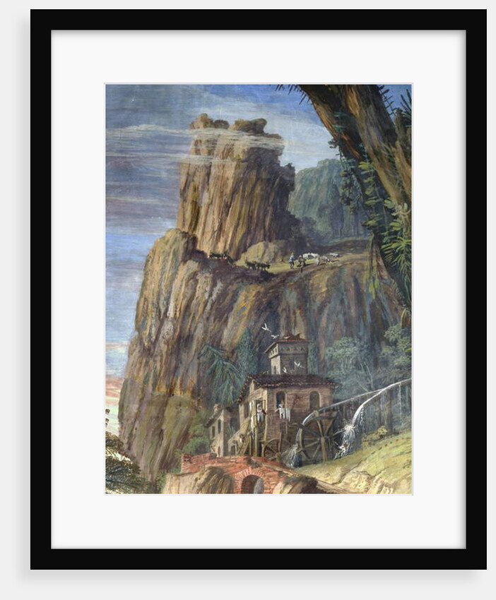 Mill, detail by Giovanni Ghisolfi