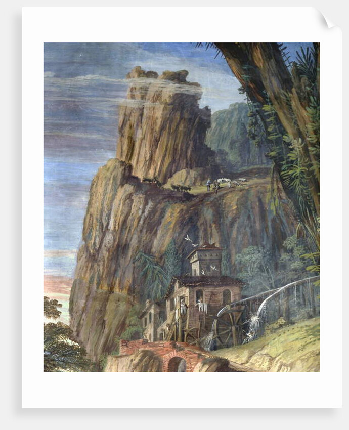 Mill, detail by Giovanni Ghisolfi