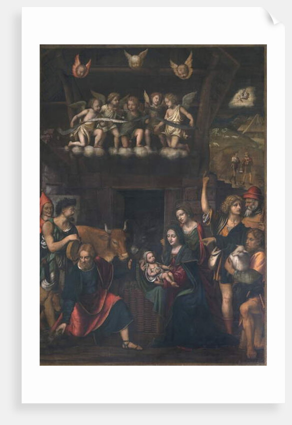 Adoration of the Shepherds by Bernardino Luini