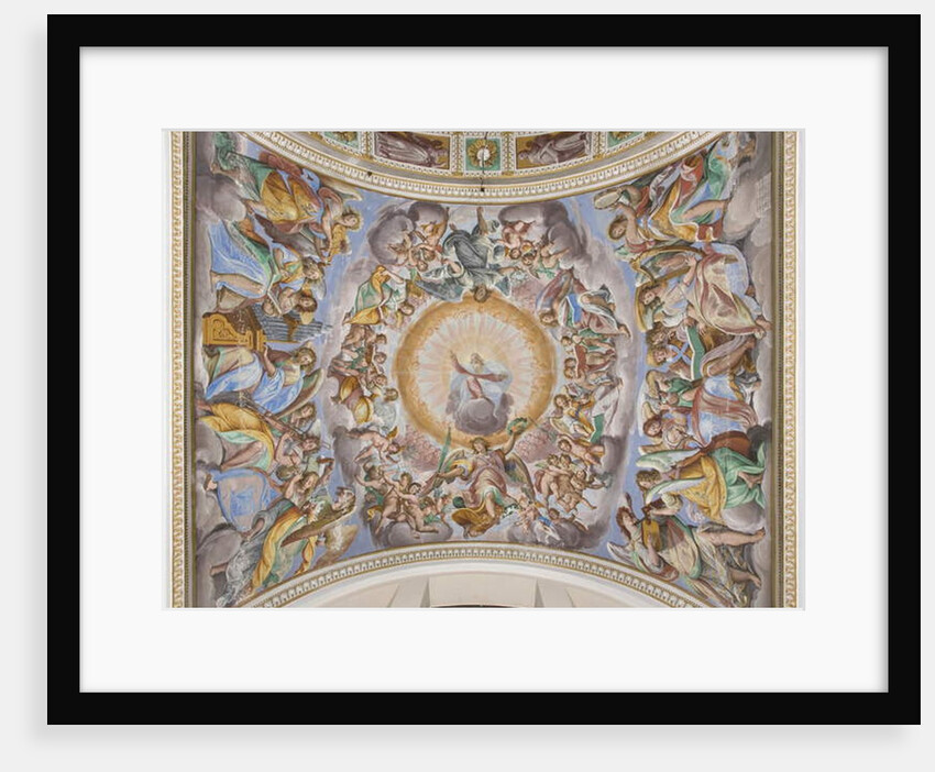 God in Glory and musician angels, 1616 by Giovanni Mauro della Rovere