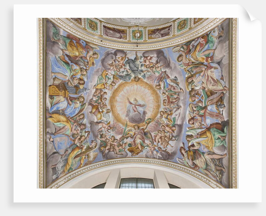 God in Glory and musician angels, 1616 by Giovanni Mauro della Rovere