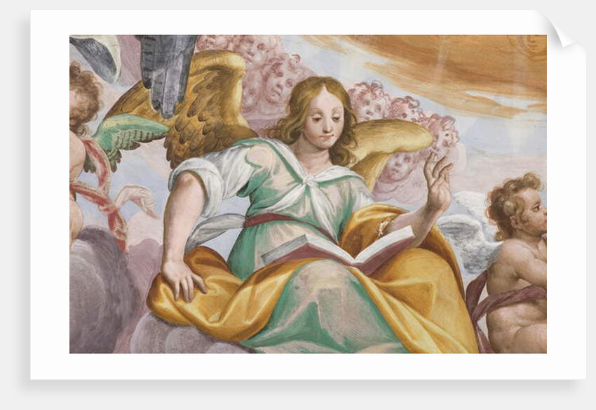 Angel and putti by Giovanni Mauro della Rovere