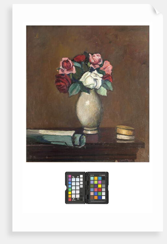 Vase of Roses, 1931 by Pietro Marussig