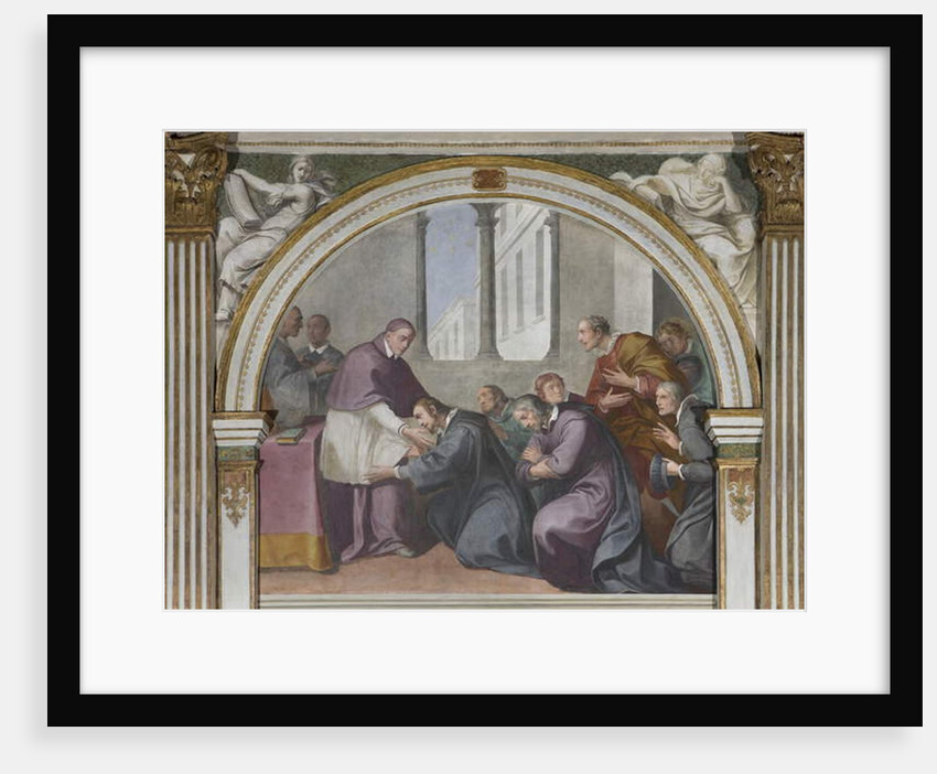 St. Hugh and St. Bruno and his companions, 1629 by Daniele Crespi