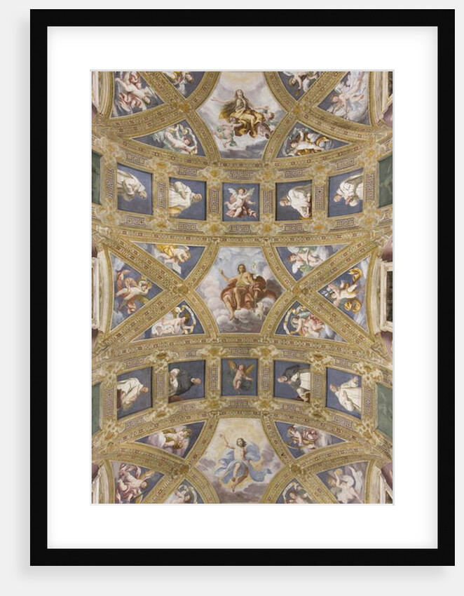 Vault of the central nave, Church of S. Maria Assunta, 1629 by Daniele Crespi