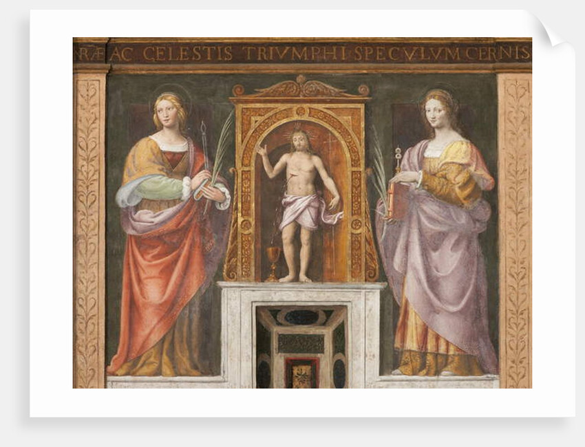 Saint Apollonia and Saint Lucy, c.1522-25 by Bernardino Luini