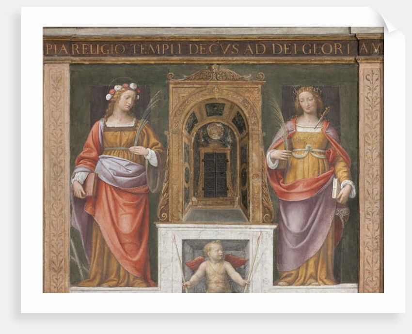 Saint Rose and Saint Justina by Bernardino Luini