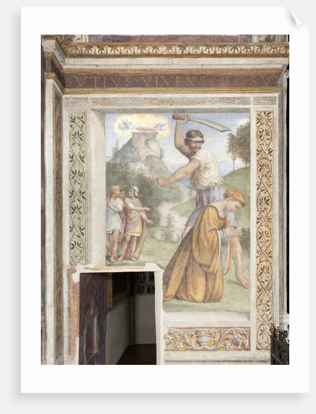 Decapitation of Saint Catherine of Alexandria, Besozzi Chapel by Bernardino Luini