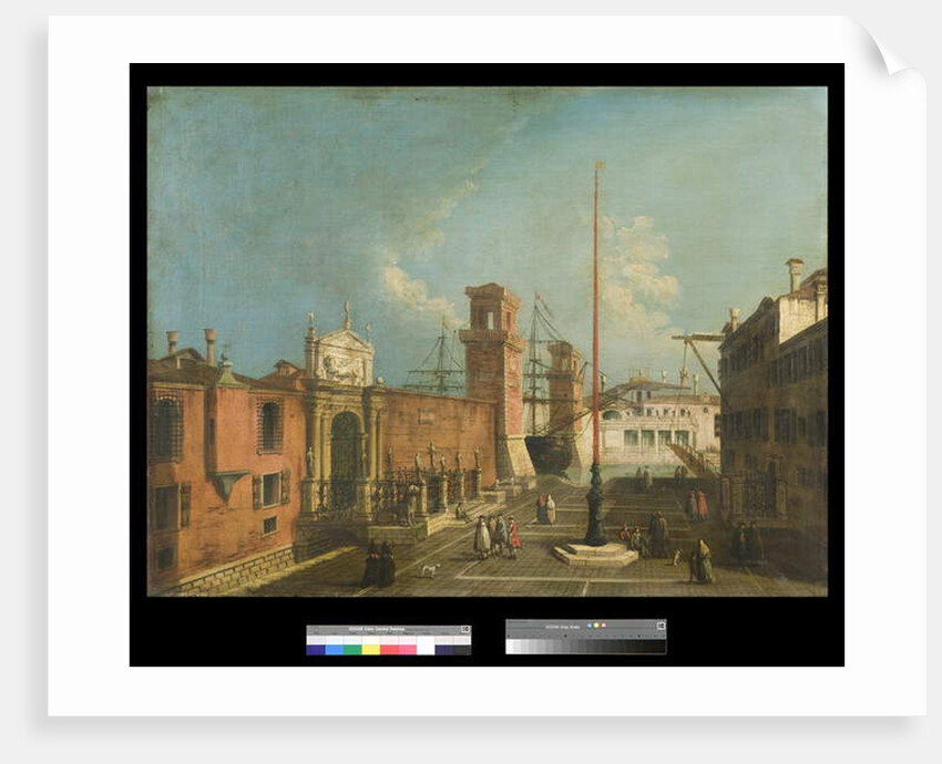 View of Campo and Porta Arsenale, 1742-50 by Francesco Albotto