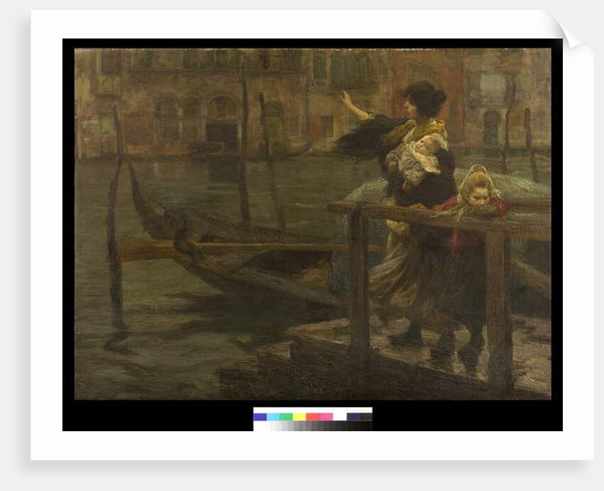 The Crossing or The departure of the Sailor, 1901 by Alessandro Milesi