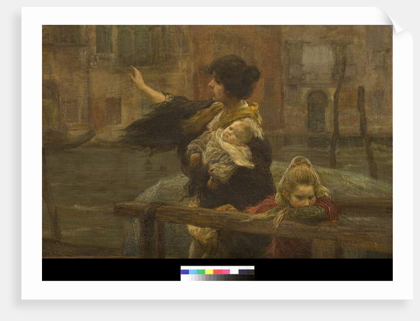 The Crossing or The departure of the Sailor, 1901 by Alessandro Milesi