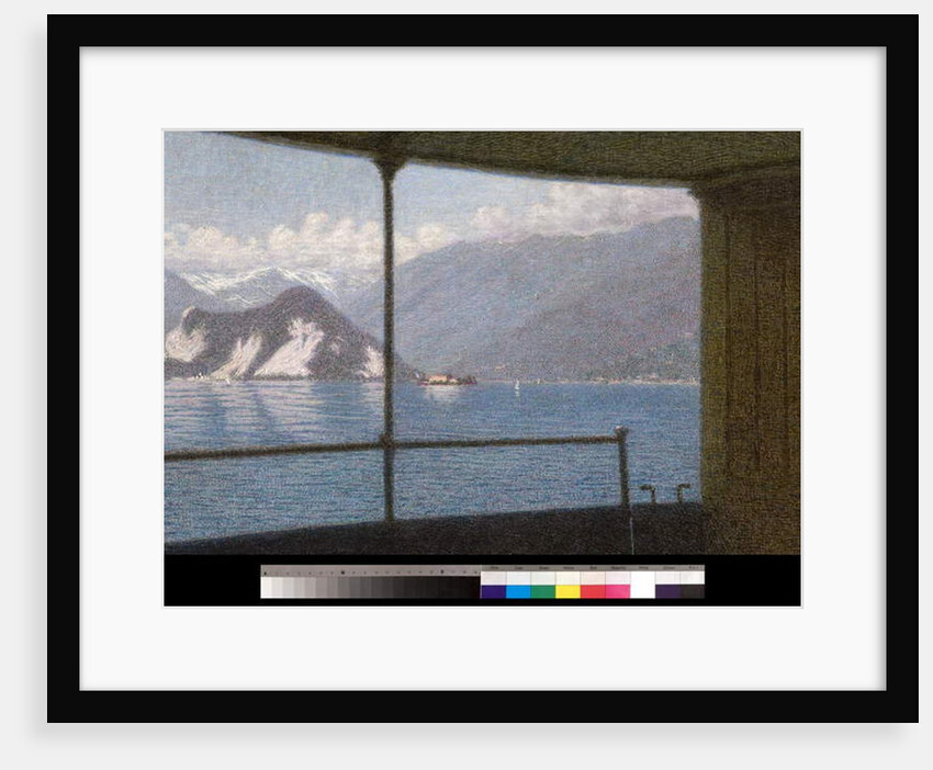 Boat on Lake Maggiore, 1915 by Angelo Morbelli