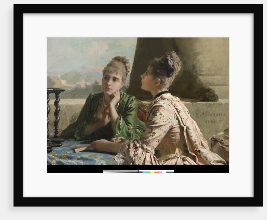 The Geography lesson, 1880 by Eleuterio Pagliano