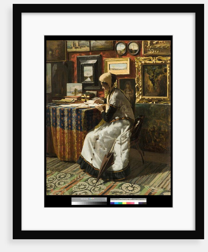 The letter, 1867 by Telemaco Signorini