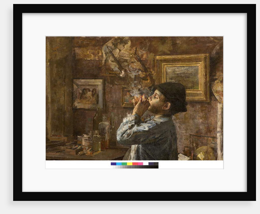 I am a painter too or Dilettante or The painter's studio, 1885 by Giovanni Sottocornola