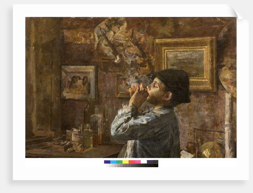 I am a painter too or Dilettante or The painter's studio, 1885 by Giovanni Sottocornola
