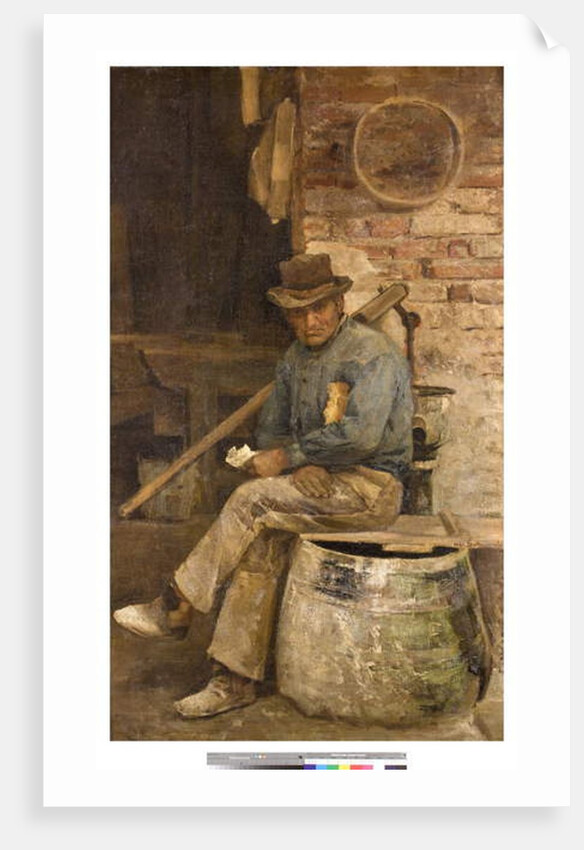 Bricklayer, 1891 by Giovanni Sottocornola