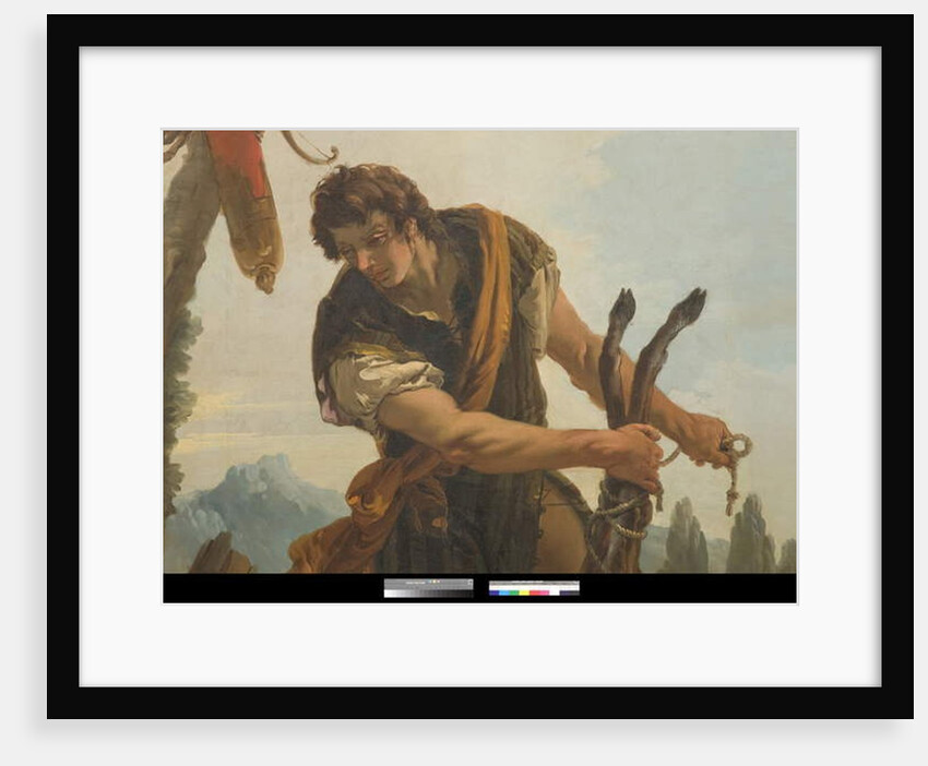 Hunter with Deer, 1718 by Giovanni Battista (1696-1770) Tiepolo