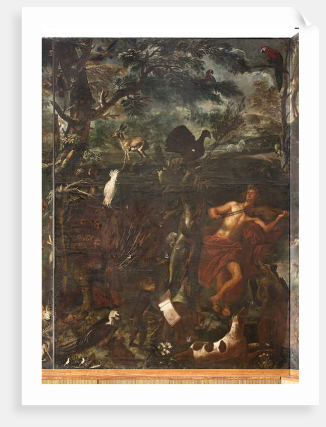 Animals, Myth of Orpheus, detail by Italian School
