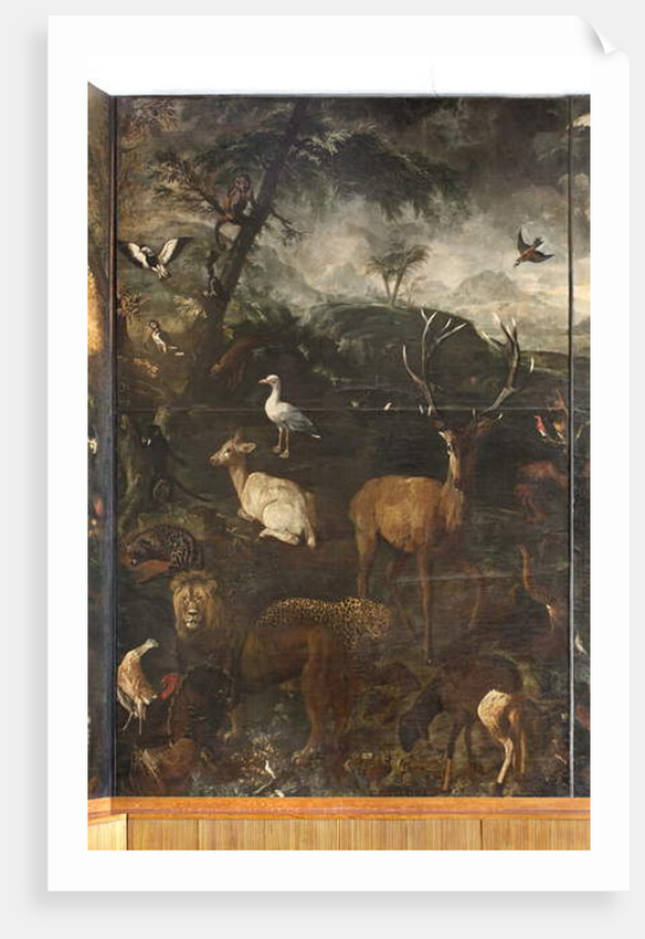 Animals, Myth of Orpheus, detail by Italian School